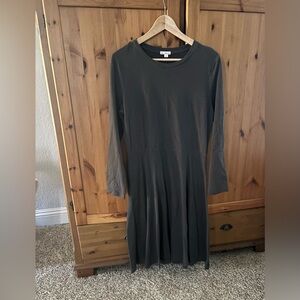 GAP A-line Grey Long Sleeve Dress. NWT.